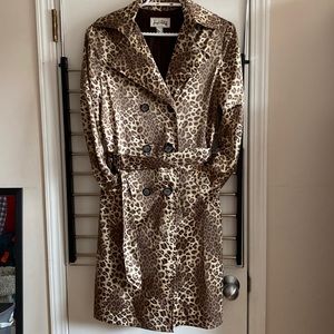 Leopard overcoat